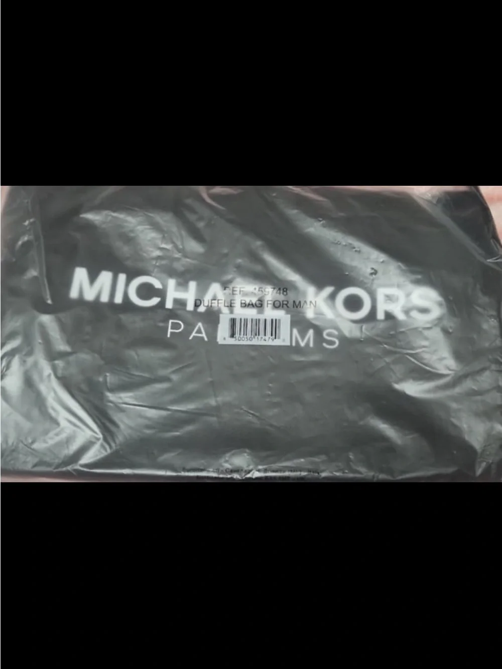 Michael Kors Navy and Black Parfums Duffel